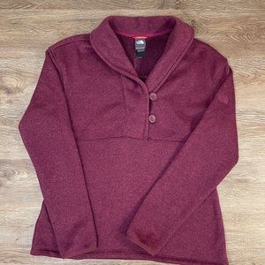 The North Face women’s shawl collar sweater